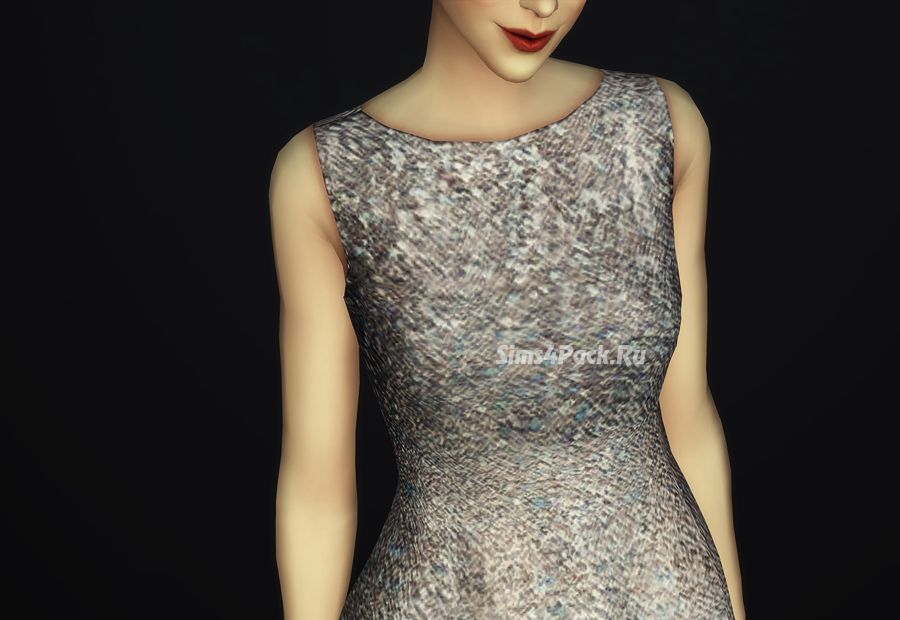 Платье "White-Silver Sequined Silk Gown"