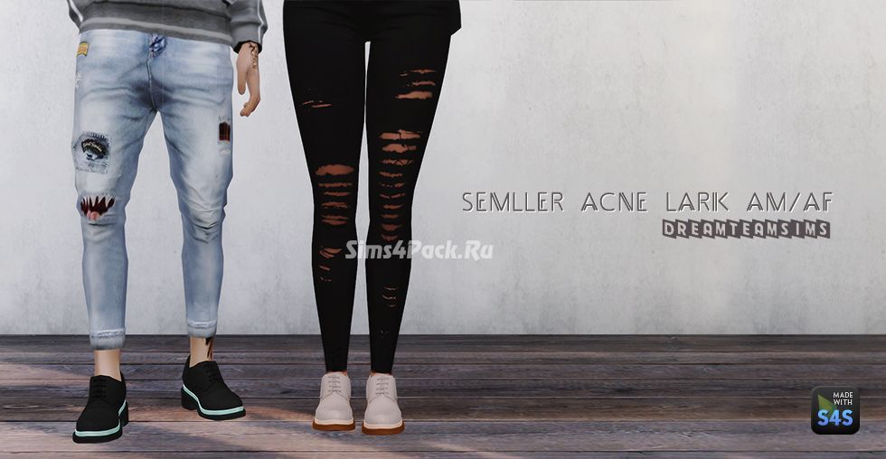 Оксфорды "SEMLLER ACNE LARK AM/AF"