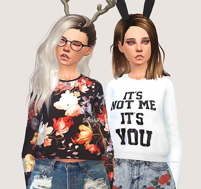 Свитшот "cropped sweatshirt"