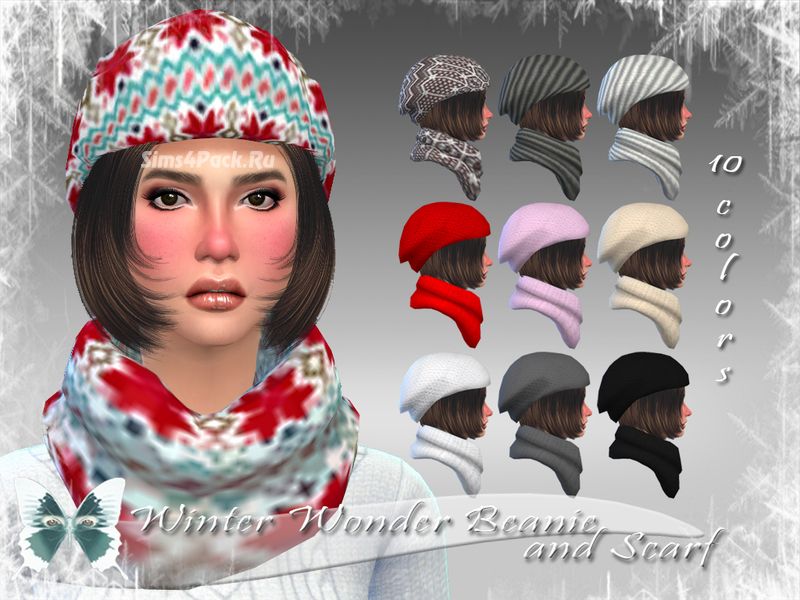 Комплект "Winter Wonder Beanie and Scarf"