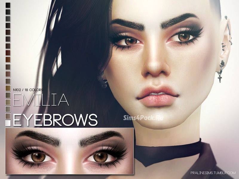Брови "Emilia Eyebrows N102"