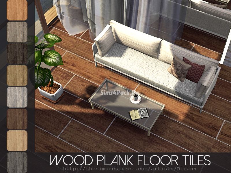 Напольное покрытие "Wood Plank Floor Tiles"