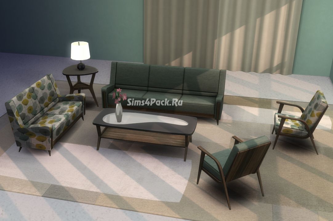 Гостиная "Sims 3 Store Mid-Century Set"