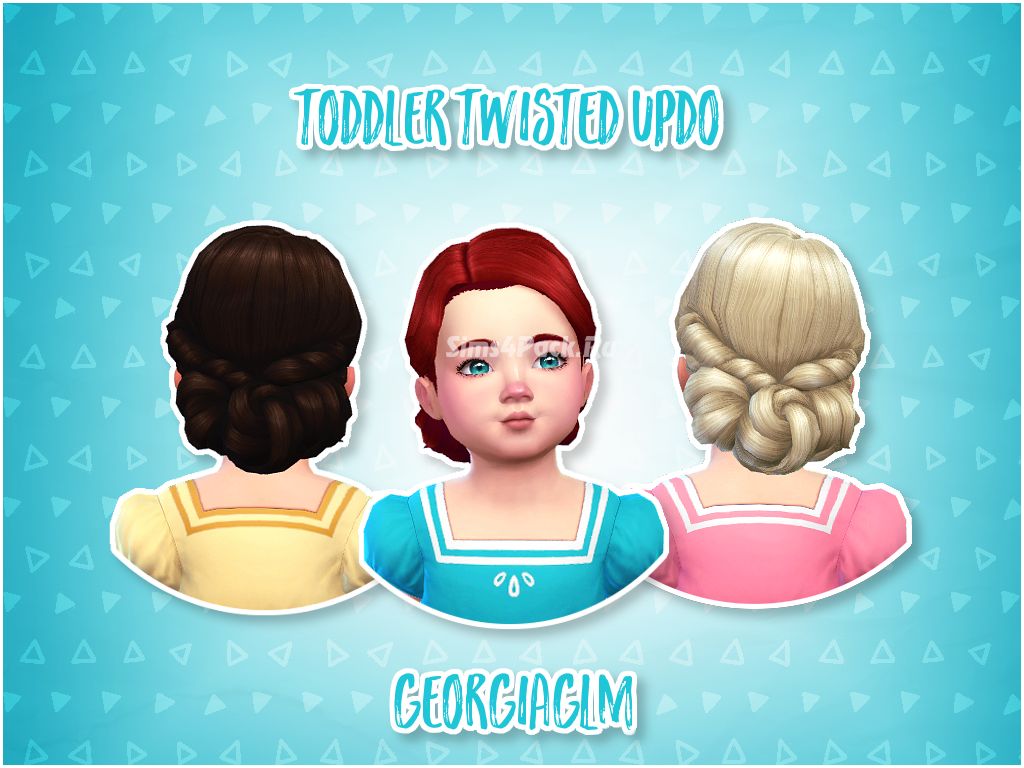 Прическа "Toddler Twisted Updo"