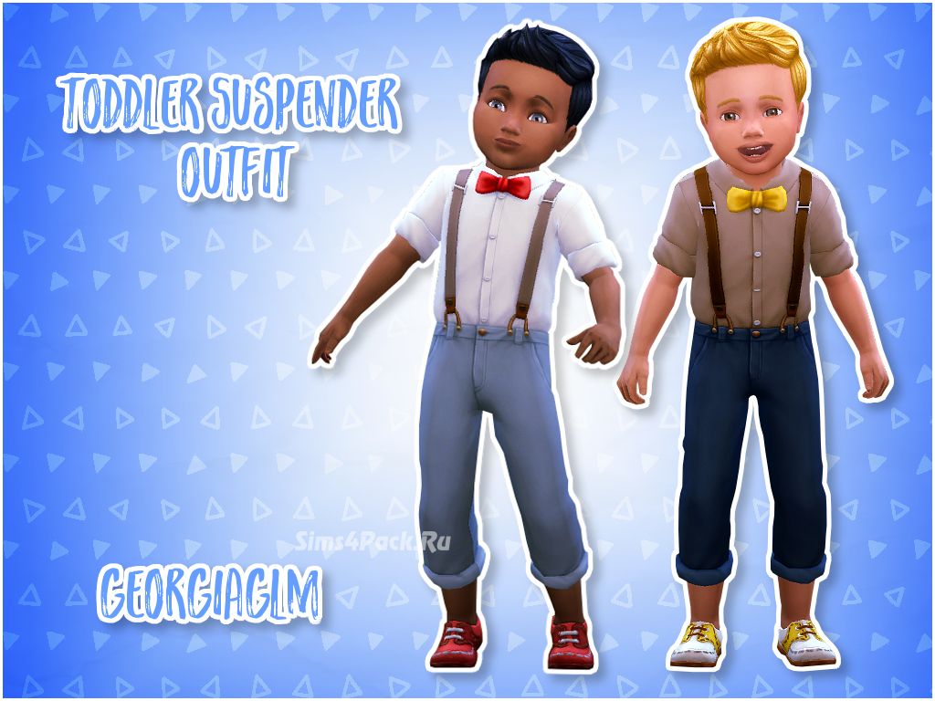 Комплект "Toddler Suspender Outfit"