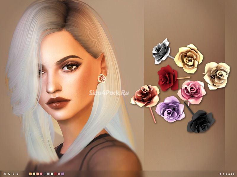 Серьги "Rose Earrings"