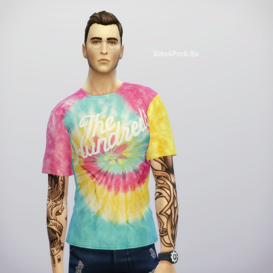 Футболка "Colorful T-Shirt by THE HUNDREDS"