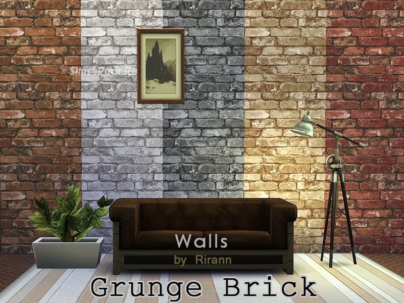 Настенное покрытие "Grunge Brick Walls"
