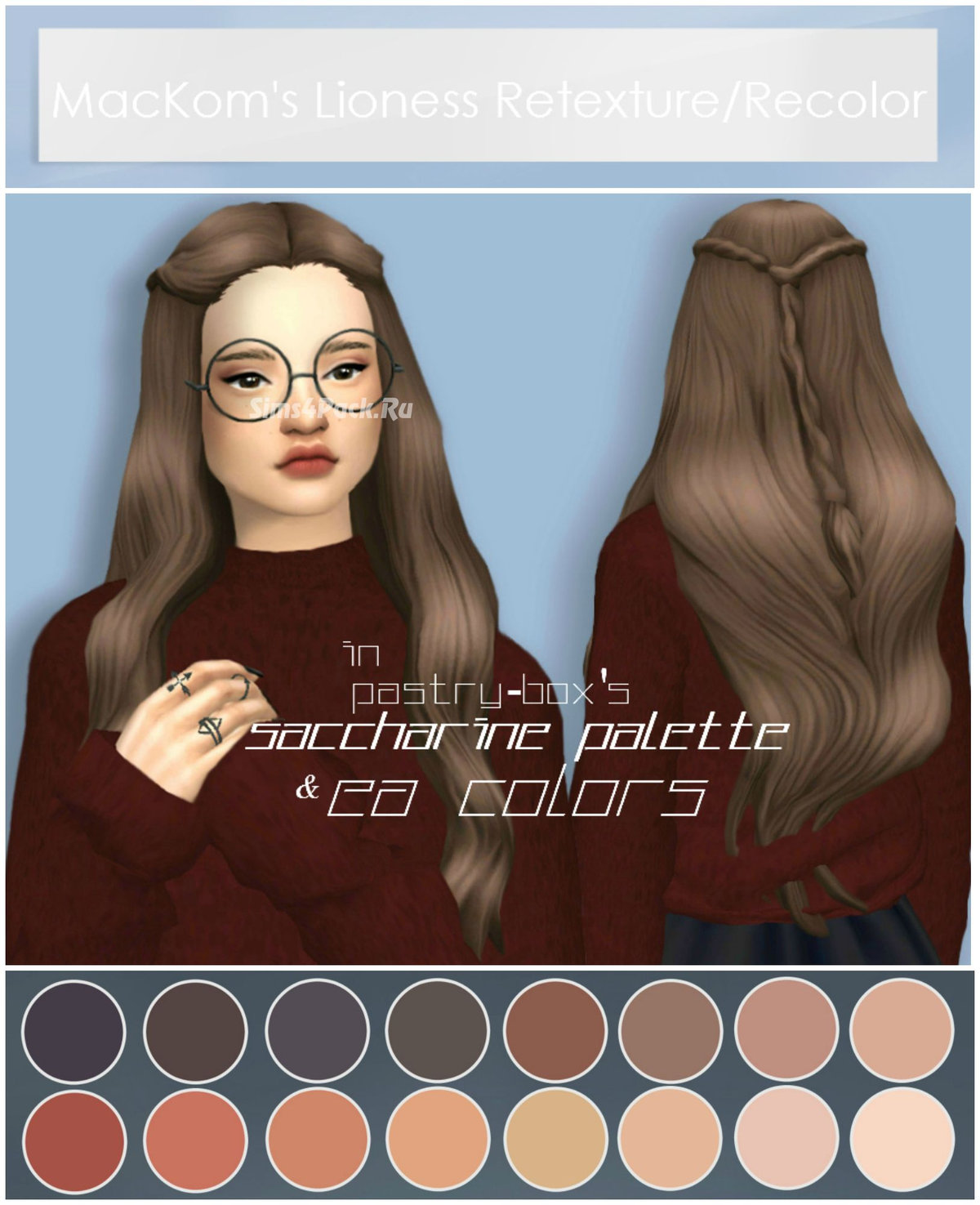 Прическа "MacKom’s Lioness Hair Retexture/Recolor"