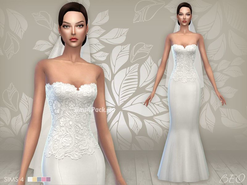 Свадебный комплект "WEDDING DRESS 02 & VEIL"
