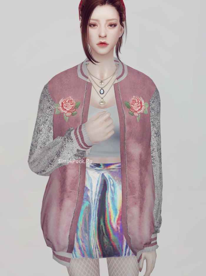 Бомбер "KK Long bomber jacket"