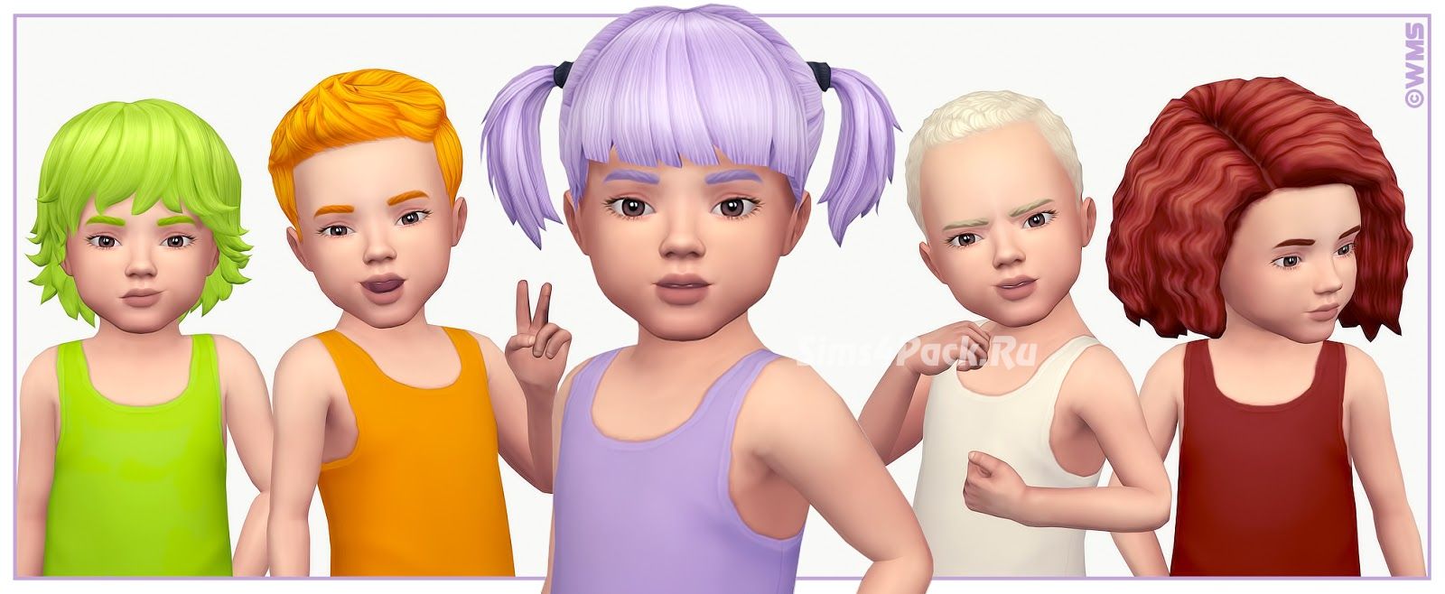 Набор причесок "TODDLER HAIR RECOLOURS"
