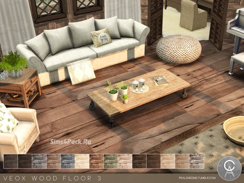 Напольное покрытие "VEOX Wood Floor 3"
