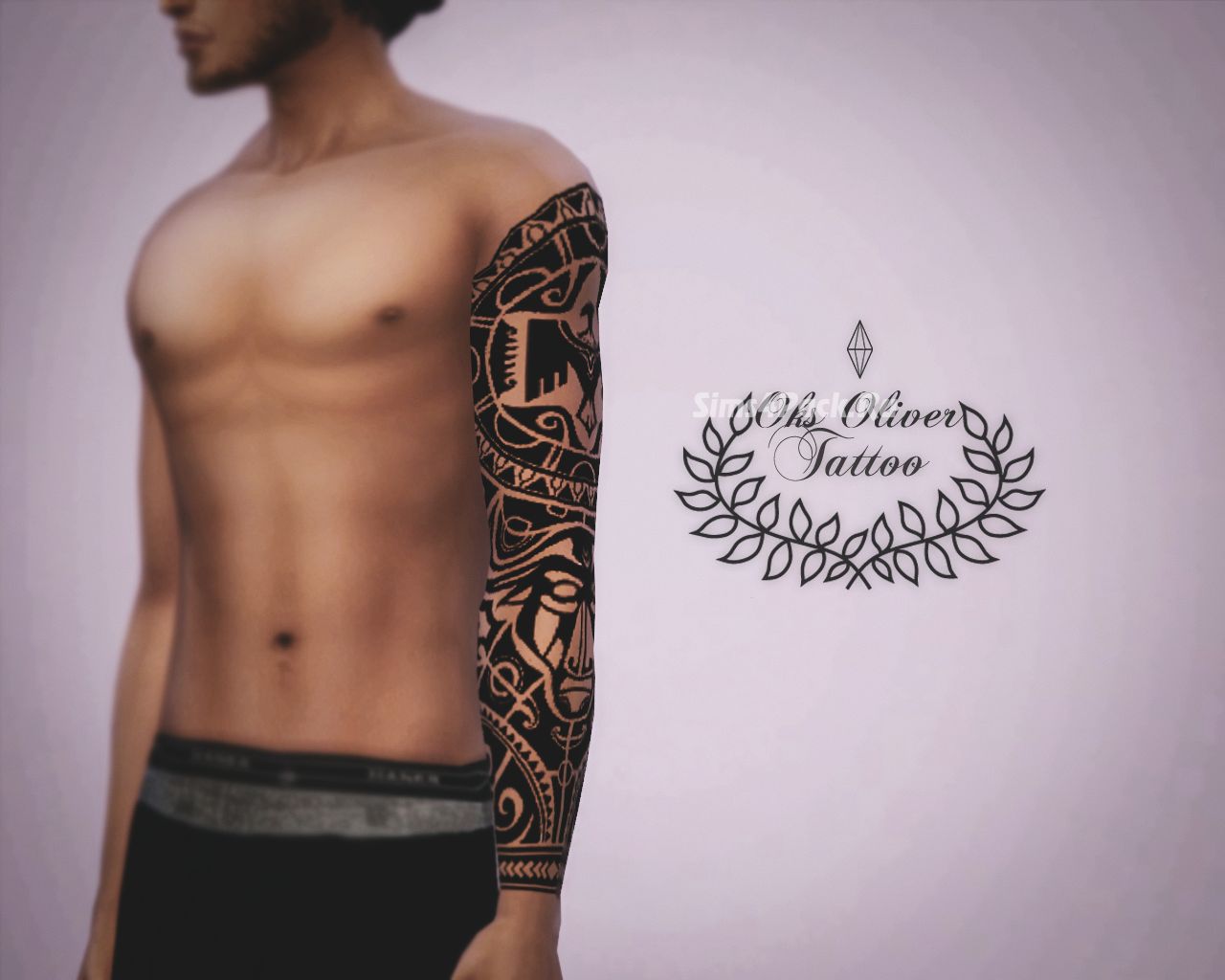 Татуировка "polineziaarmtattoo1403"