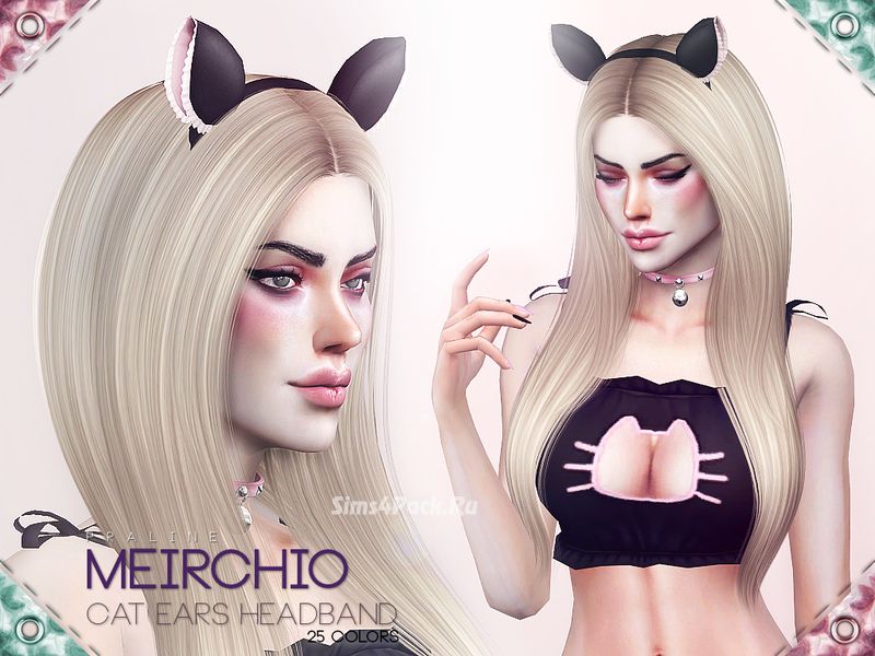 Ободок "Meirchio Cat Ears Headband"