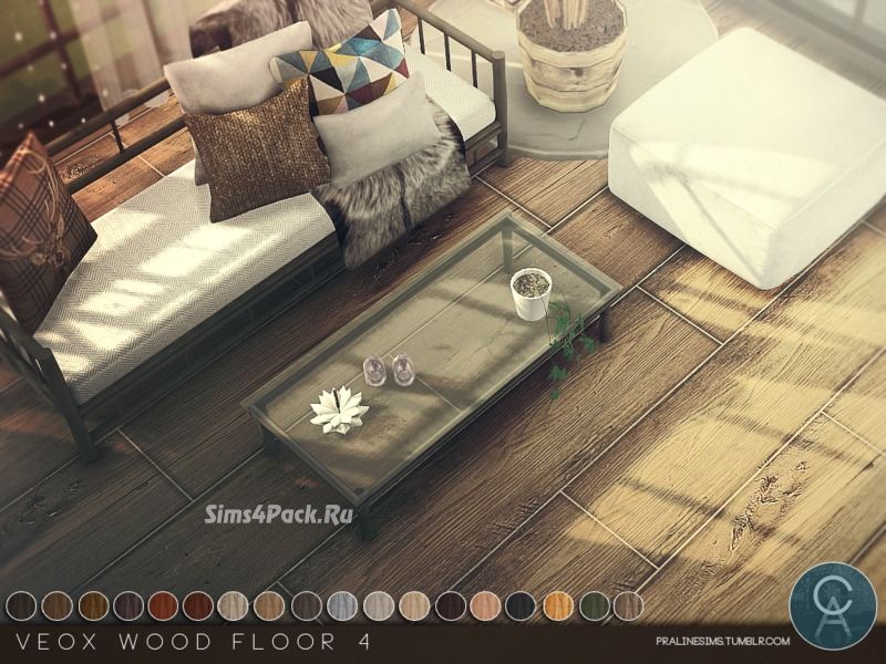 Напольное покрытие "VEOX Wood Floor 4"