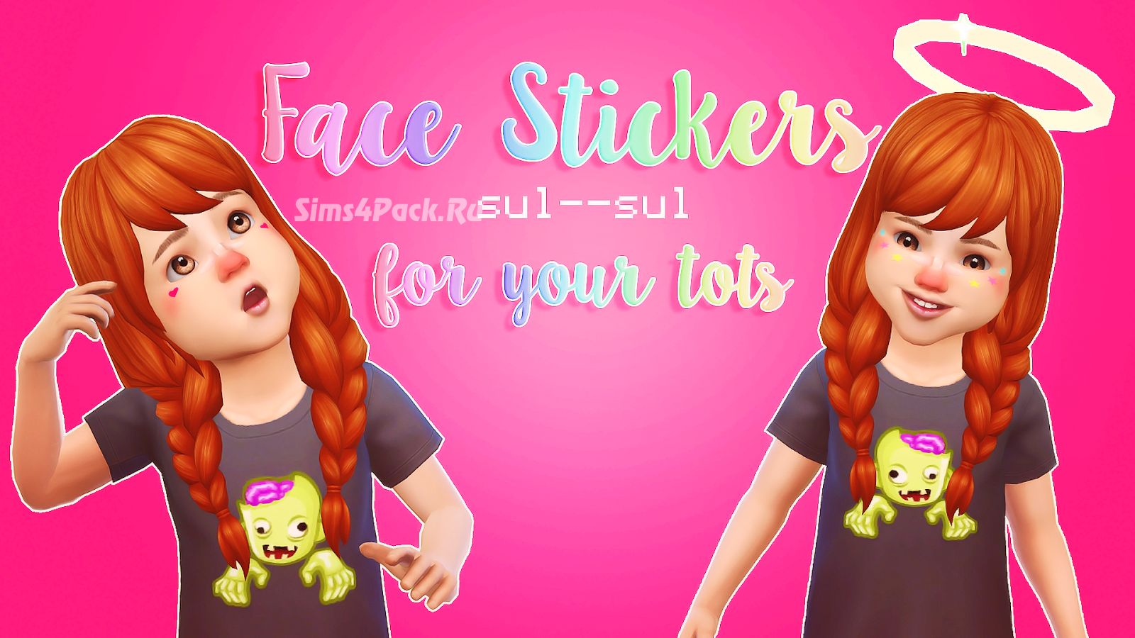 Стикеры "Toddler Face Stickers"