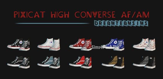 Кеды "Pixicat High Converse"