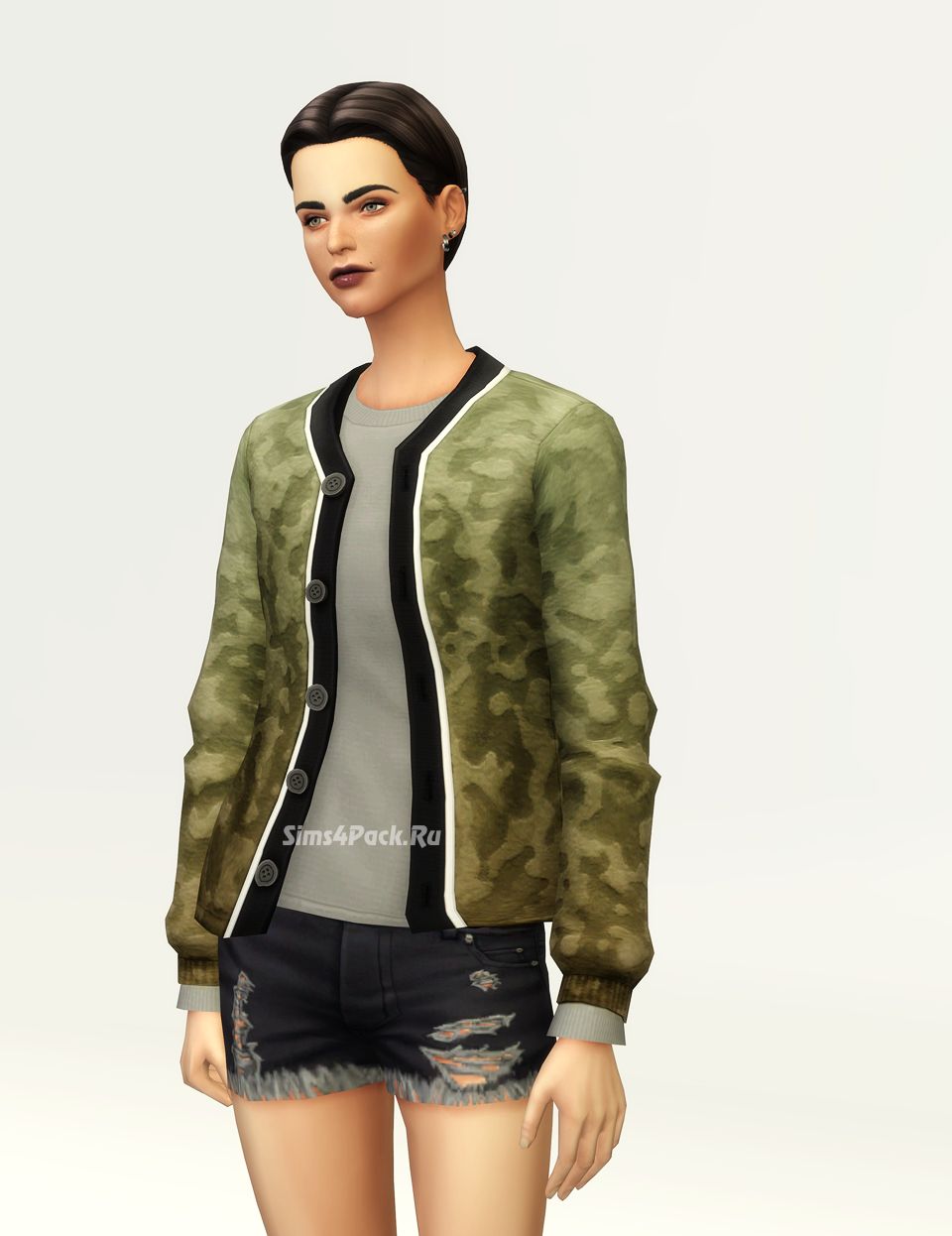 Кардиган "Baisc Wool Cardigan with T-Shirt for F"
