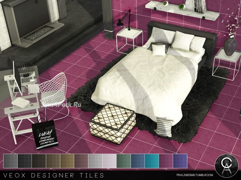 Набор покрытий для стен и пола "VEOX Designer Tiles"