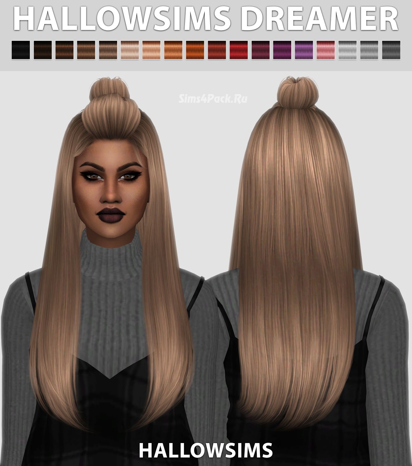 Прическа "HallowSims Dreamer"