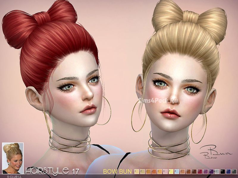 Прическа "BowBun n17"