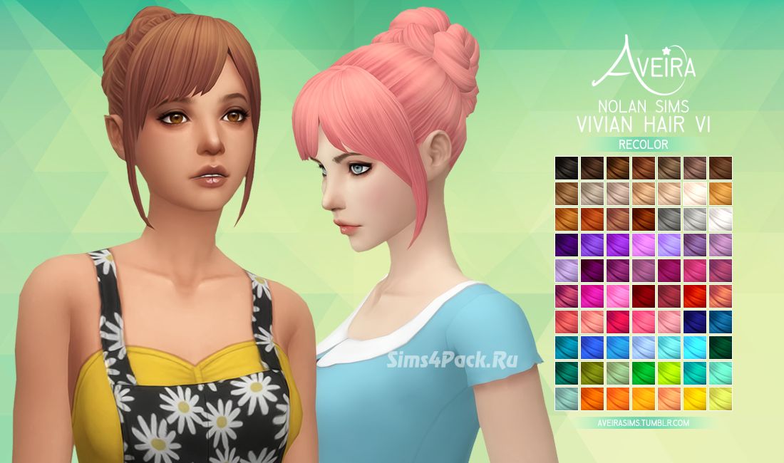 Прическа "NolanSims Vivian Hair V1"
