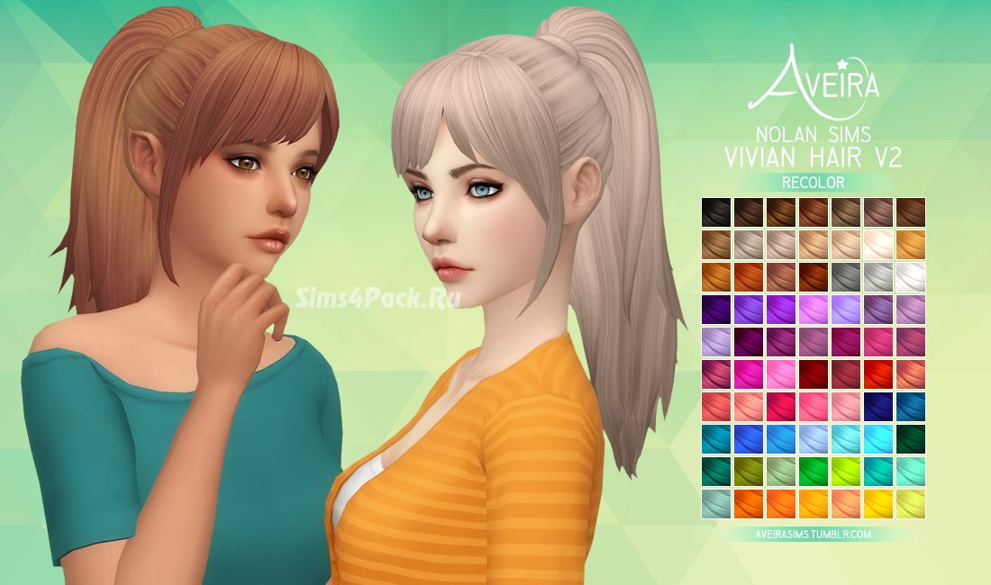 Прическа "NolanSims Vivian Hair V2"