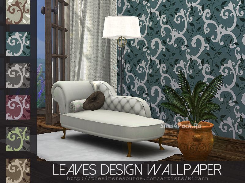 Обои "Leaves Design Wallpaper"