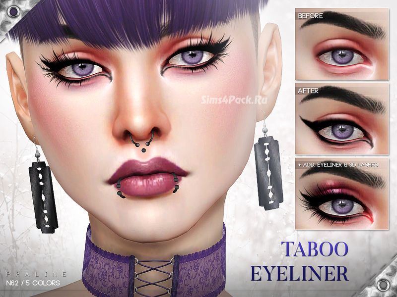 Подводка для глаз "Taboo Eyeliner N62"