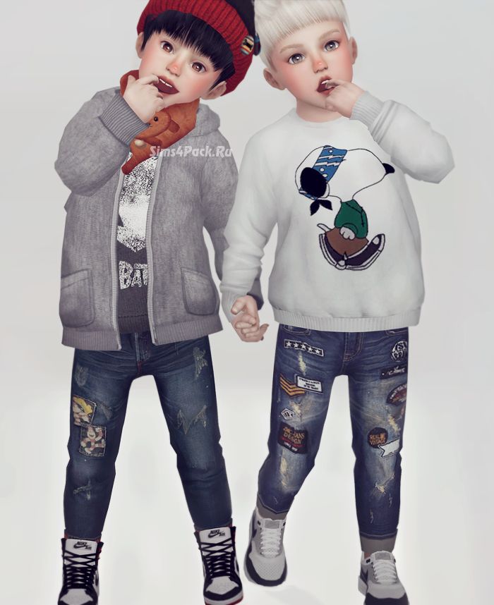 Джинсы "KK Ripped jeans for Toddler"