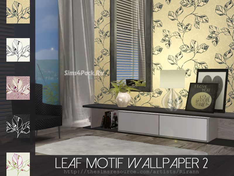 Обои "Leaf Motif Wallpaper 2"