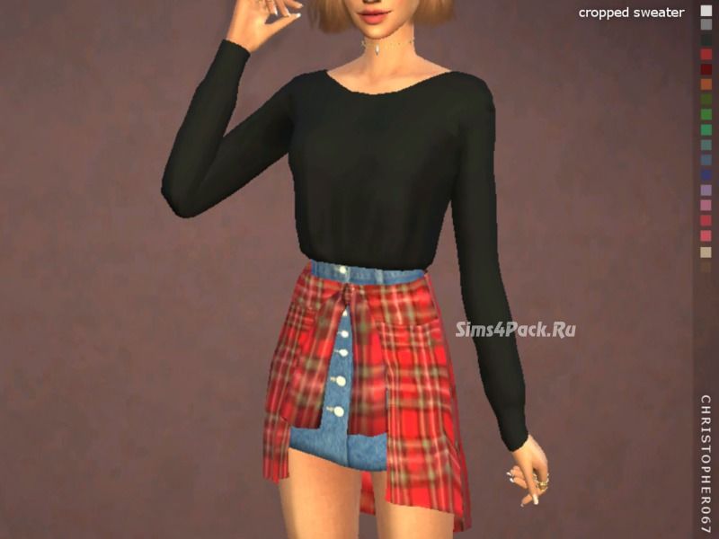 Джемпер "Cropped Sweater"