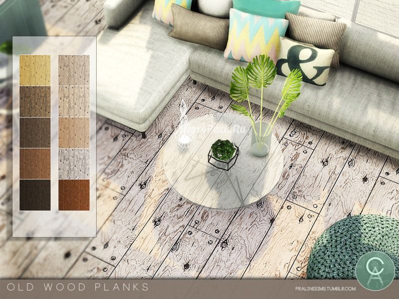 Напольное покрытие "Old Wood Planks"