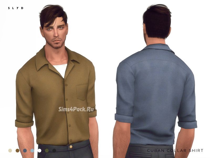 Рубашка "Cuban Collar Shirt"