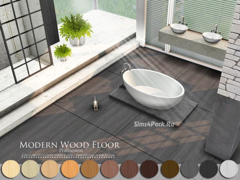 Напольное покрытие "Modern Wood Floor"