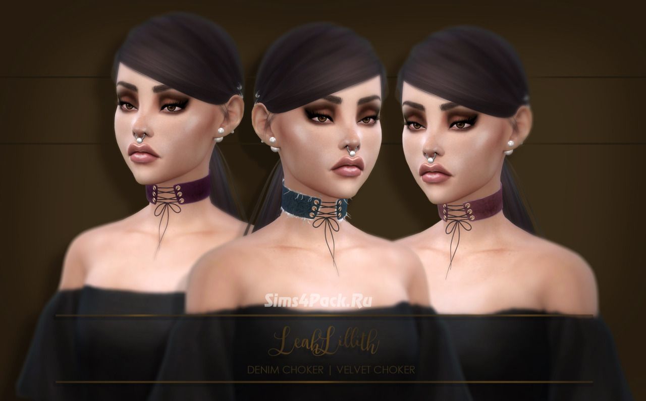 Чокер "Denim&Velvet Choker"