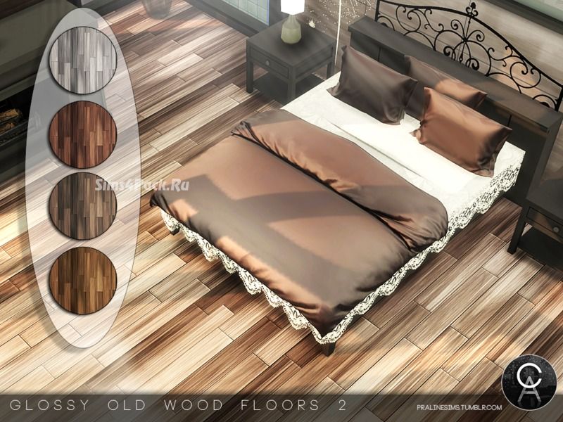 Напольное покрытие "Glossy Old Wood Floors 2"