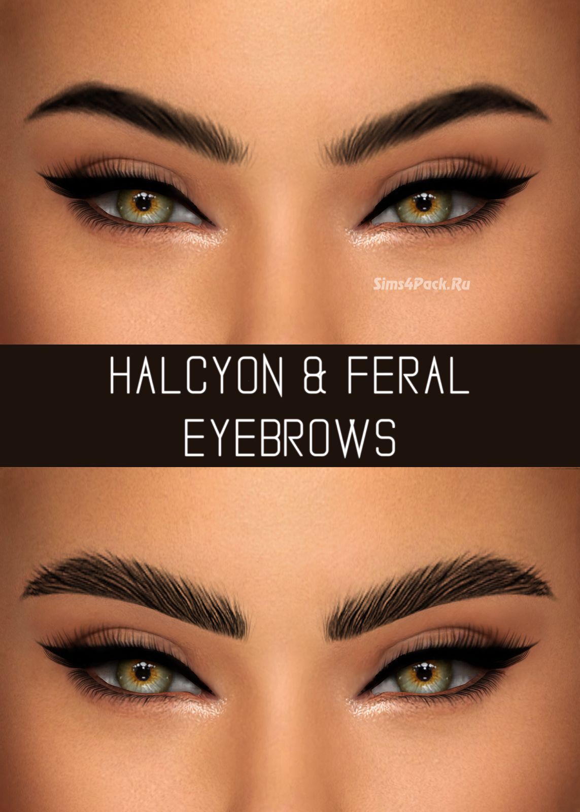 Набор бровей "HALCYON & FERAL EYEBROWS"