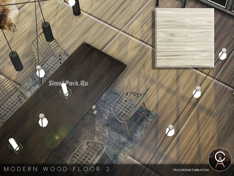 Напольное покрытие "Modern Wood Floor 2"