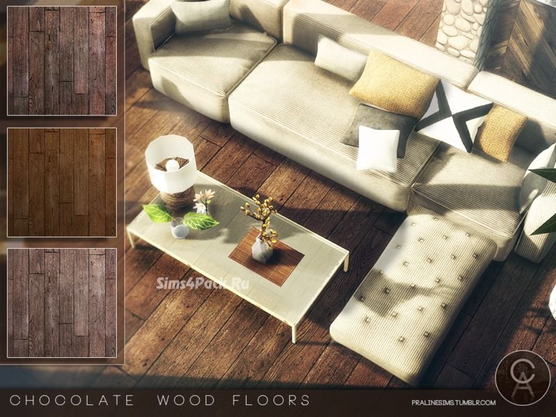 Напольное покрытие "Chocolate Wood Floors"