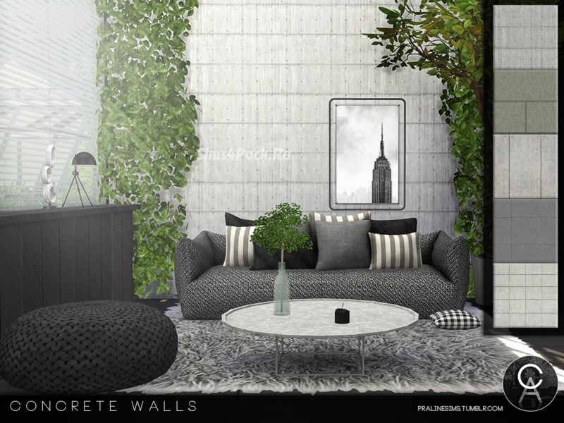 Набор настенных покрытий "Concrete Walls"