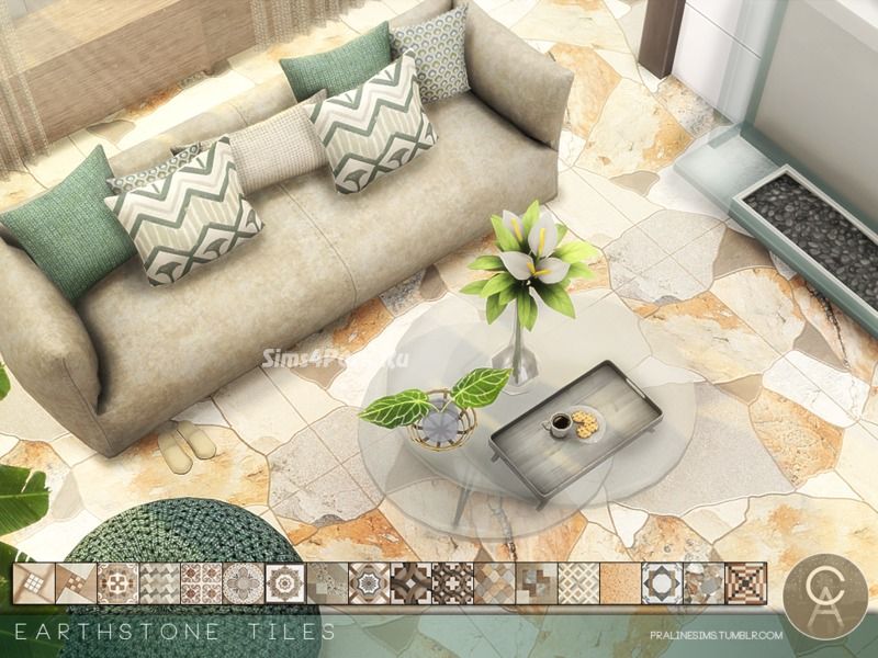 Набор напольных покрытий "Earthstone Tiles"