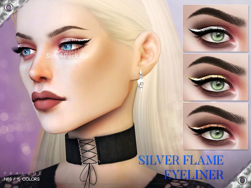 Подводка для глаз "Silver Flame Eyeliner N68"