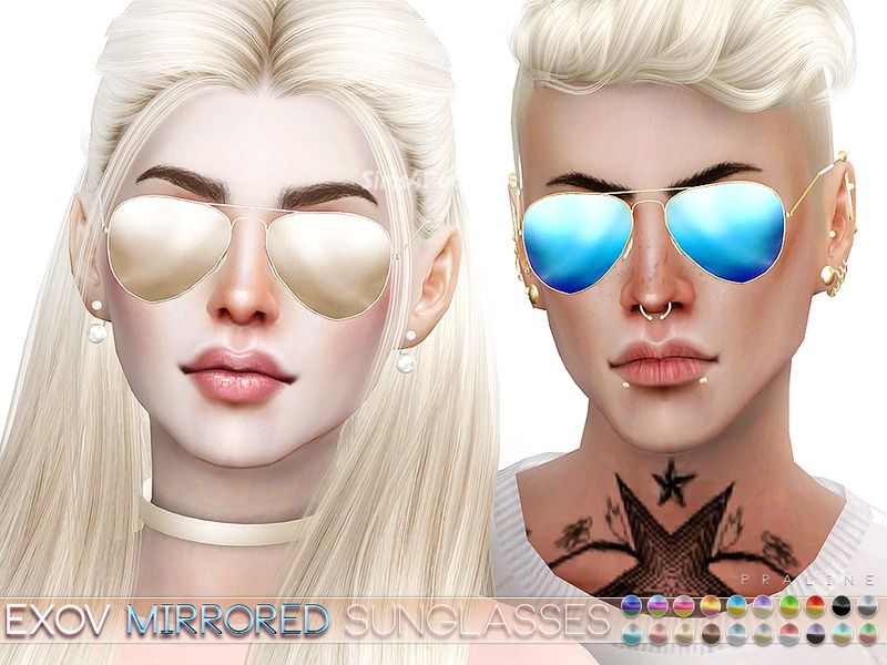 Очки "EXOV Mirrored Sunglasses"