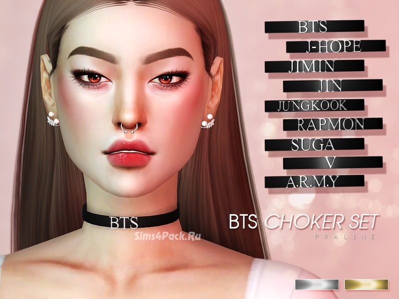 Набор чокеров "BTS Choker Set"