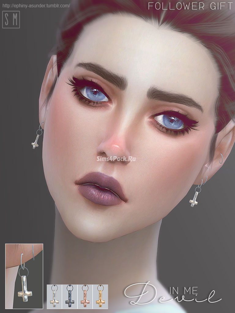 Серьги "Devil In Me"