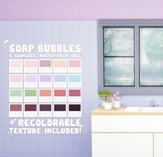 Настенное покрытие "Soap Bubbles"