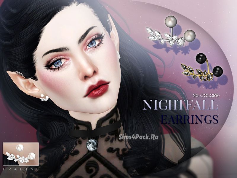Серьги "Nightfall Earrings"