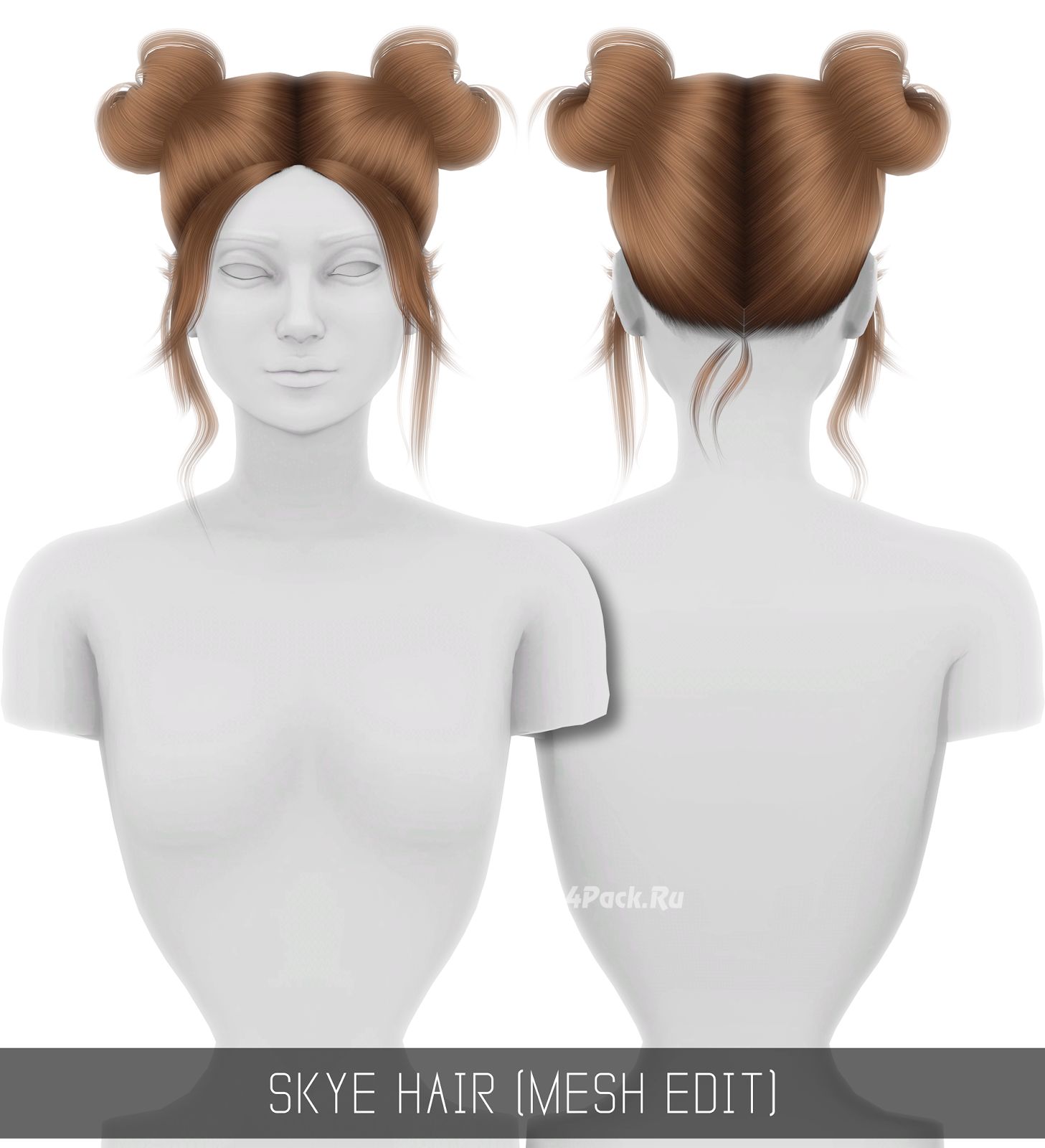 Прическа "SKYE HAIR (MESH EDIT)"